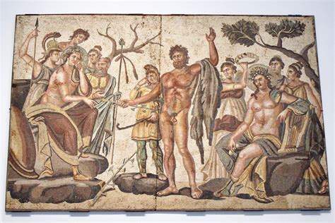 The Musical Contest Between Apollo And Marsyas Mosaic Pane Flickr