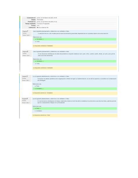 Examen Selección Y Aplicación De Estrategias Empresariales En El Contexto De Las Organizaciones