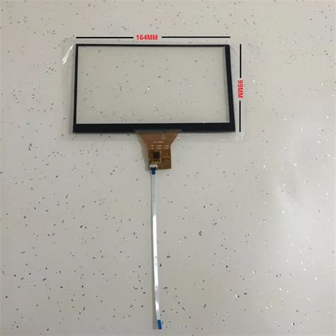 7 Inch Capacitive Touch Screen 6 Pin For Car DVD Navigation 165mm