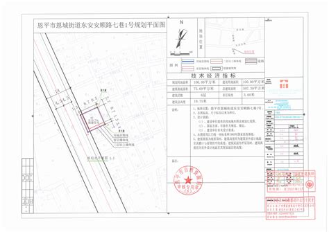 【批后公告】恩平市恩城街道东安安顺路七巷1号总平面图 恩平市自然资源局 恩平市人民政府门户网站