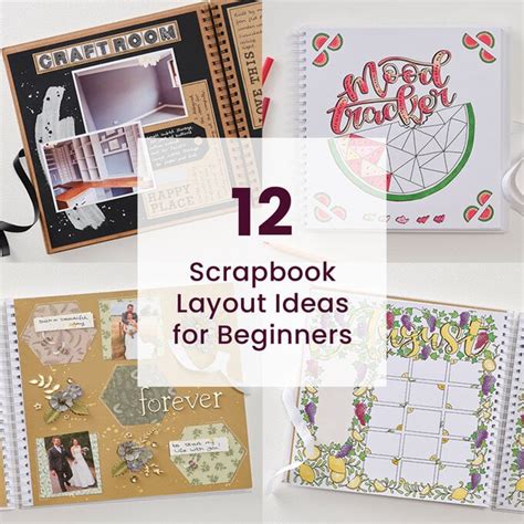 12 Creative Scrapbook Layouts For Beginners Hobbycraft