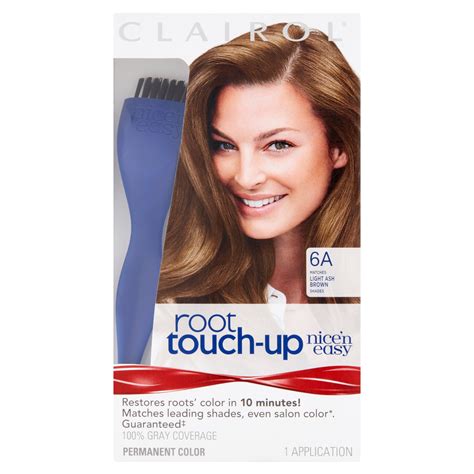 Clairol Nice N Easy Root Touch Up Permanent Hair Color 6a Light Ash