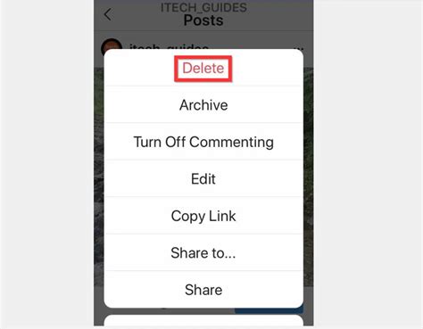 How To Delete Instagram Post Itechguides