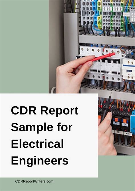 Cdr Sample Electrical Engineers