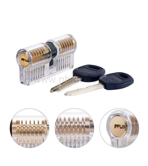 Odm Acrylic Material Shell Clear Padlock Waterproof Locksmith Training