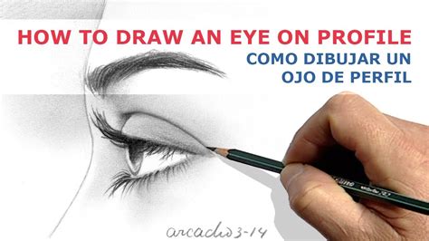 How To Draw An Eye On Profile Como Dibujar Un Ojo De Perfil Youtube