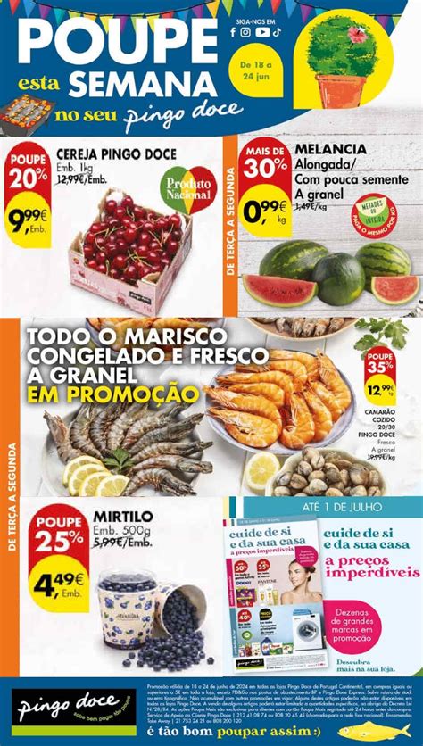 Antevisão Folheto PINGO DOCE Super Promoções 18 a 24 de junho O Caça