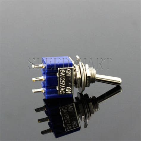 Mini Slide Toggle Switch Switches 6a 125vac 3 Pins Spdt On Off On Mts