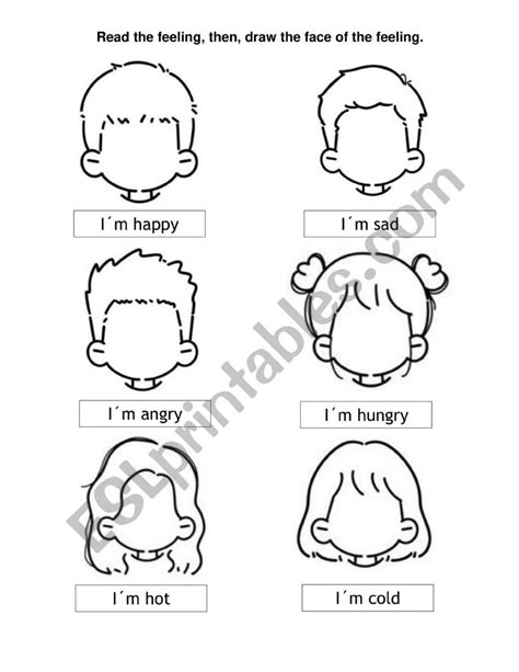 Feeling And Emotions Esl Worksheet By Clara Flores