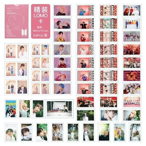 Bts Map Of The Soul Persona Photo Cards 54 Cards In 2021 Lomo Card Photo Cards Bts