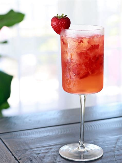 The Strawberry Bubbler Mocktail Homemade Food Junkie