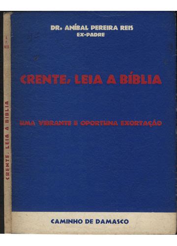 Sebo Do Messias Livro Crente Leia A B Blia