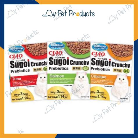 Ciao Sugoi Crunchy Plus Prebiotics For Cat Kg Assorted Types