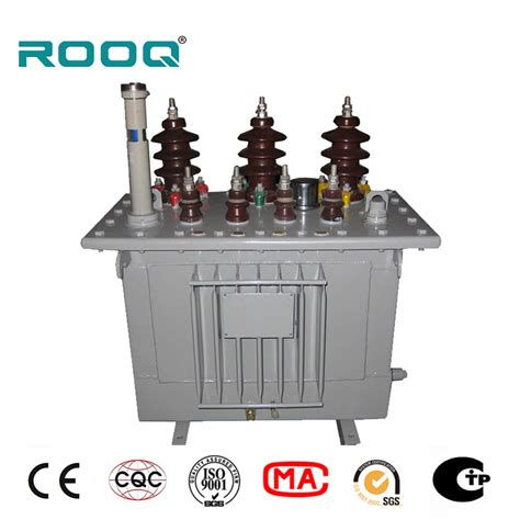 Low Loss Three Phase Oil Impregnated Amorphous Alloy Voltage Distribution Power Transformer