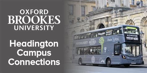 Headington Campus Connections Oxford Bus Company And Thames Travel