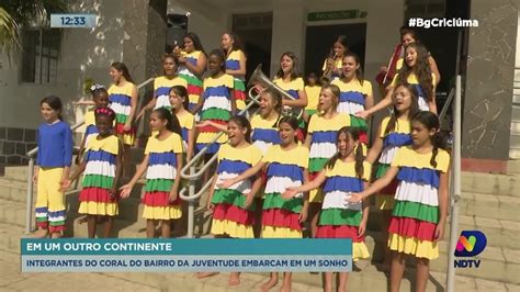 Coral Vozes De Esperan A Do Bairro Da Juventude Se Apresentar Na It Lia