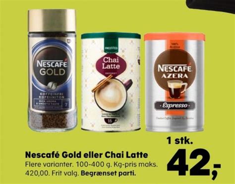 Nescafe Gold Instant Kaffe Kvickly November 2022 Alle Tilbudsavis