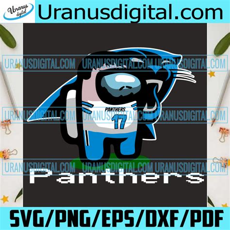 Carolina Panthers Among Us Svg Sport Svg Among Us Svg Impostor Svg