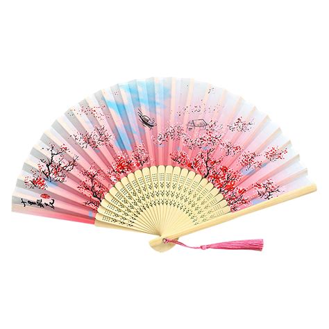 Clearance Denbek Folding Fan Chinese Fan Hand Fans For Women Foldable