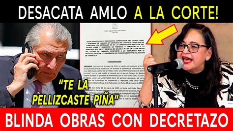 Amlo Desacata A La Corte Gobernar A Decretazo Limpio Ad N Se