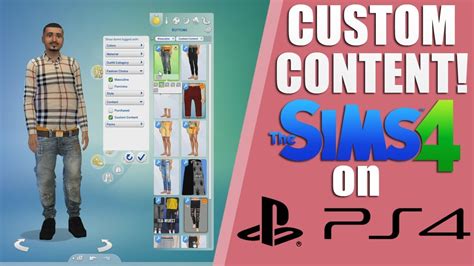 Custom Contentmods The Sims 4 Ps4 How Totutorial And Lets Play Youtube