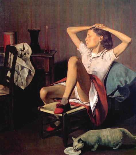 Terese Dreaming By Balthus Balthasar Klossowski France