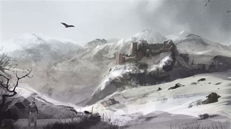 Masyaf Castle Landscape Characters And Art Assassins Creed Assassins Creed Art Assassins