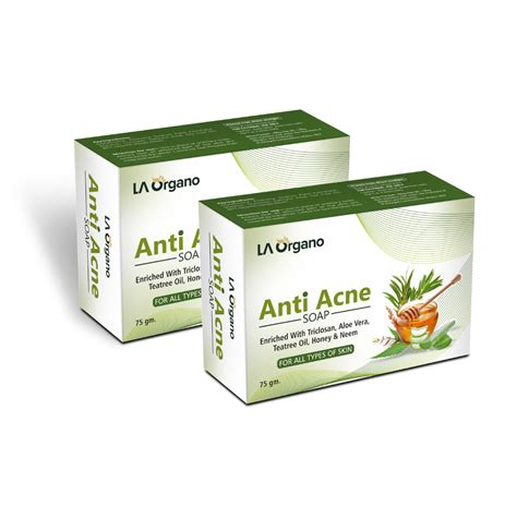 Buy La Organo Anti Acne Soap For Remove Acne Blemishes Scars Pimples