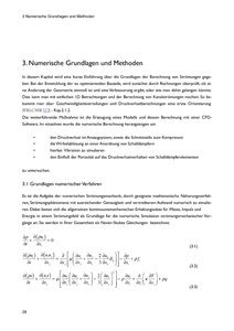 Numerische Und Experimentelle Optimierung Eines