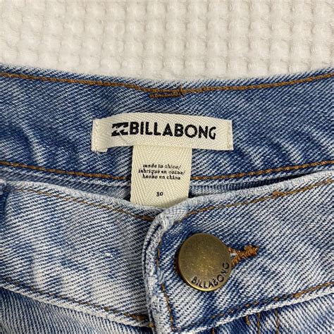 Billabong Drift Away Denim Shorts Size Worn Once Depop