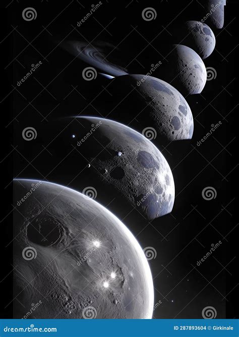 The Planets are Lined Up, Space Stock Illustration - Illustration of ...