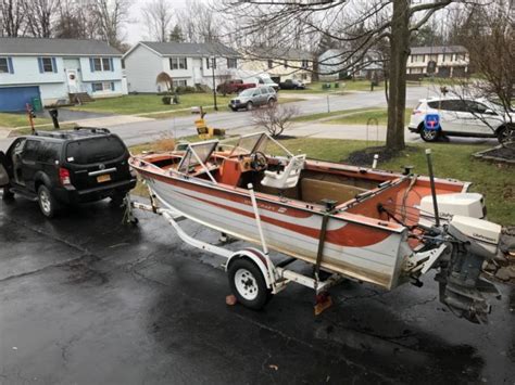 Boat Starcraft 18' fishing aluminum - Statcraft 1978 for sale