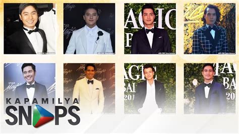 The Dashing Kapamilya Leading Men On The Star Magic Ball Red Carpet