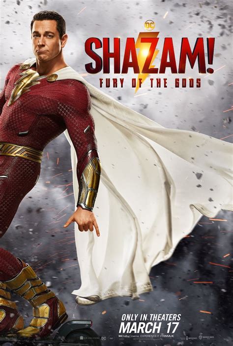 SHAZAM FURY OF THE GODS First Poster Sees Billy Batson S Powerful