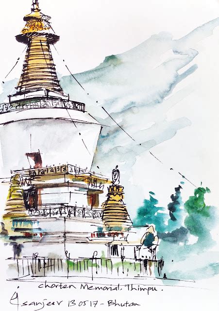 Sketching Trip To Bhutan Urban Sketchers