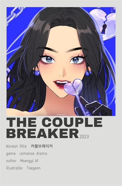 The Couple Breaker Taerin Minimalist Poster Manga Manhua Manhwa Webtoon