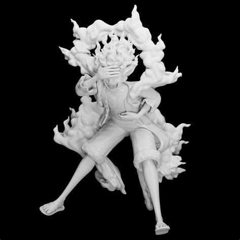 Luffy Gear5 Nika Monkey D Rufy 3d Model 3d Printable Cgtrader