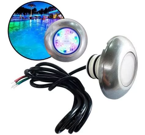 Foco Led Rgb Para Piscina Abs W Fluidra Mercadolibre