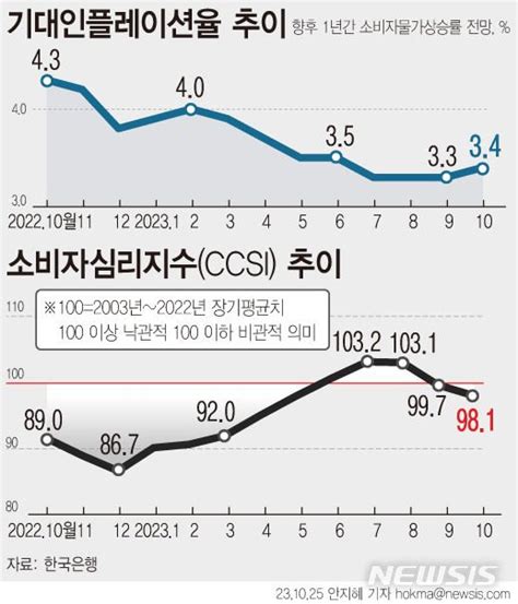 그래픽 소비심리 석 달 연속 위축 네이트 뉴스