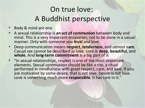 Buddhism And Sexuality