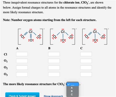 Solved Three inequivalent resonance structures for the | Chegg.com