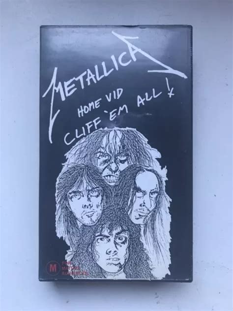 METALLICA HOME VID Cliff Em All VHS Tribute To Their Bassist Cliff