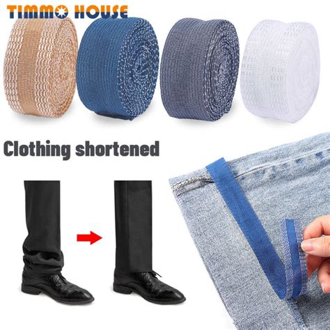 Timmo House Self Adhesive Pants Paste Diy Iron On Pants Edge Shorten