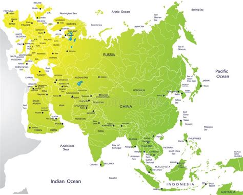 Eurasia Map Countries