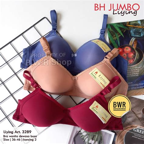 Jual BH Liying 3289 BUSA Jumbo Bra Wanita Dewasa Tanpa Kawat Busa