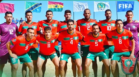 Can De Beach Soccer Le Maroc Bat La Tanzanie H Info