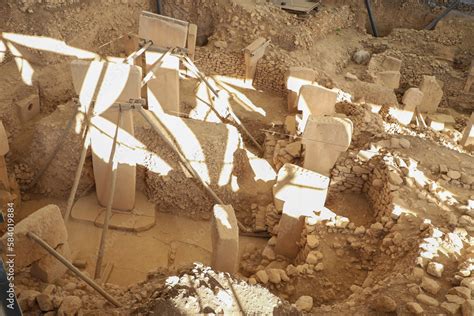 Gobeklitepe Archaeological Site Sanliurfa Turkey Gobeklitepe The