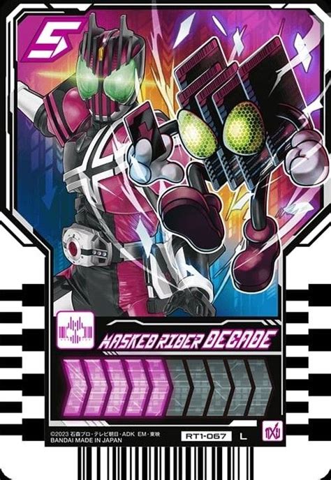 Kamen Rider Gotchard Ride Chemy Trading Card Phase 01 Decade Legend