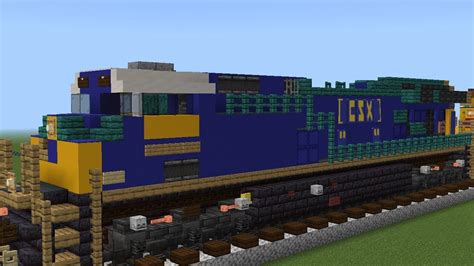 Minecraft Csx Et Ah Locomotive Tutorial Youtube