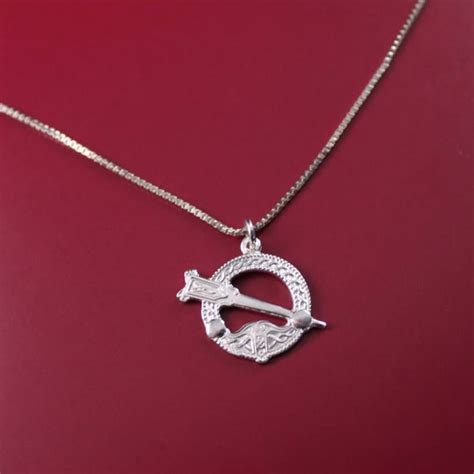 Celtic necklace, silver Irish celtic necklace. - Irish Jewelry Design